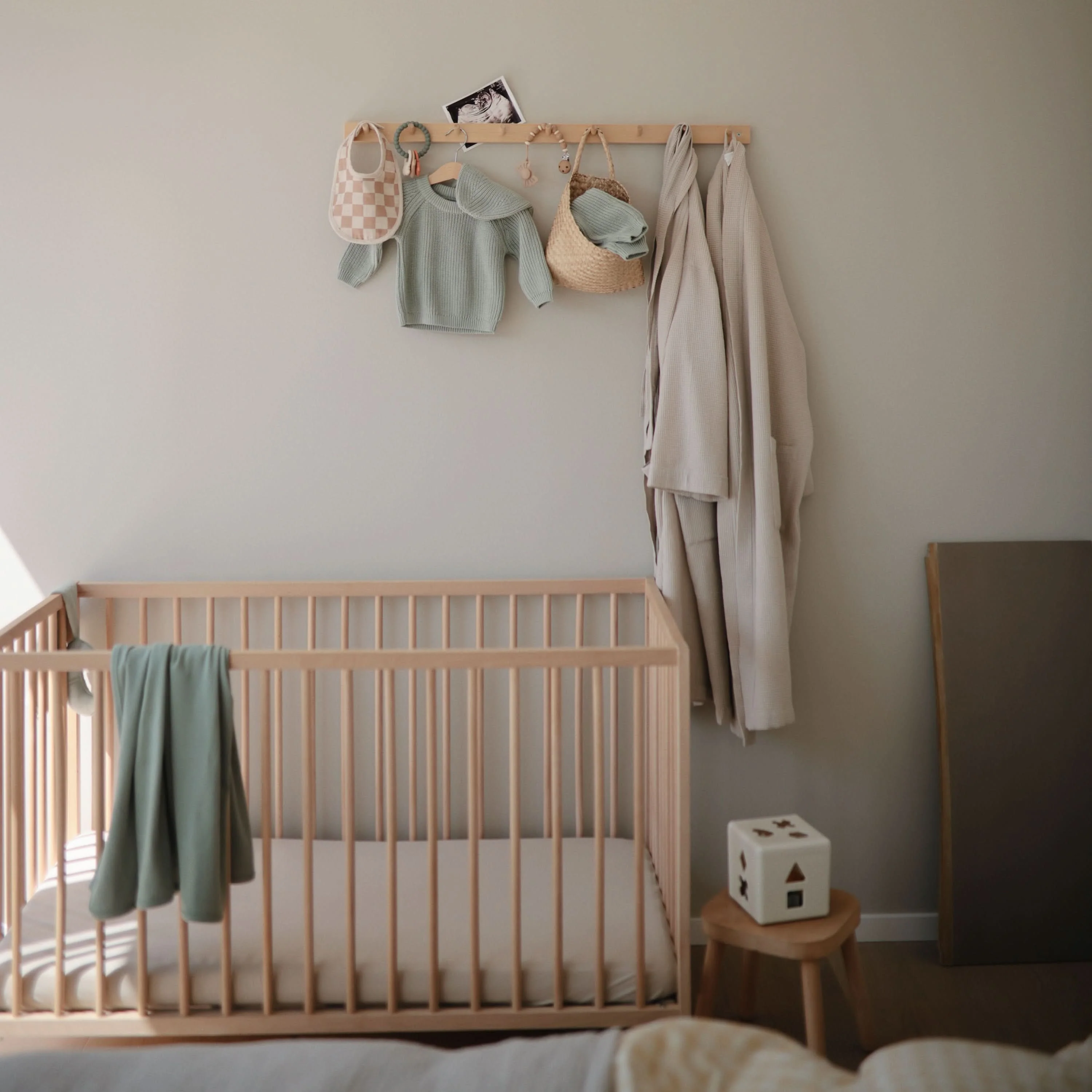 Mushie Stretchy Organic Crib Sheet - Image 27