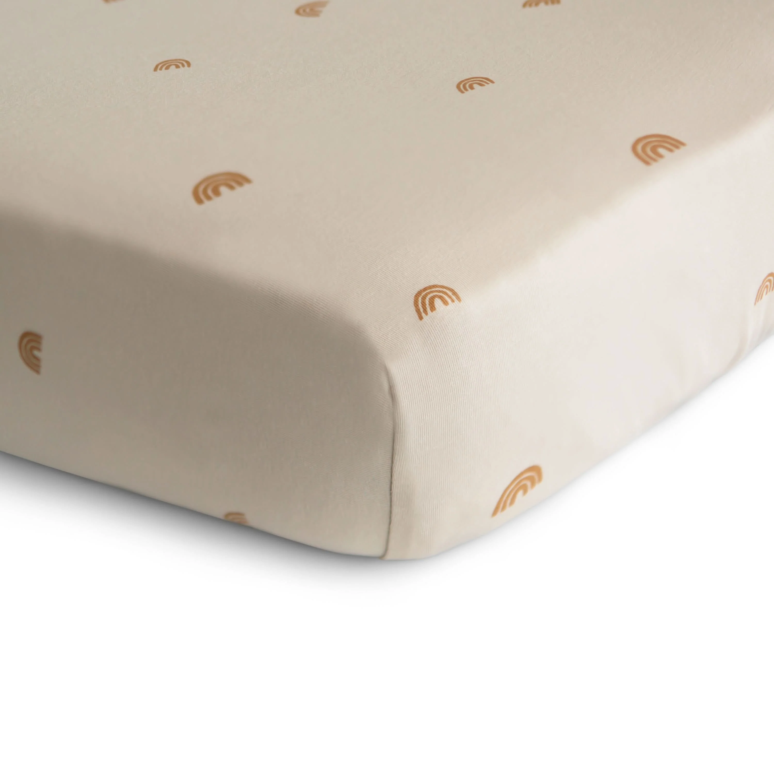 Mushie Stretchy Organic Crib Sheet - Image 32