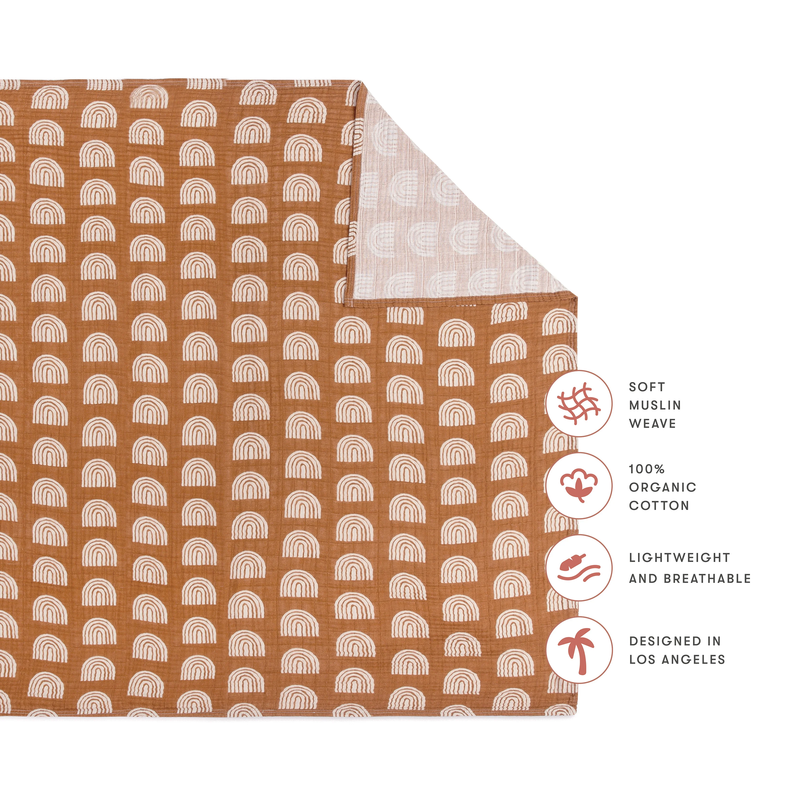 Swaddle in GOTS Certified Organic Muslin Cotton - Image 32