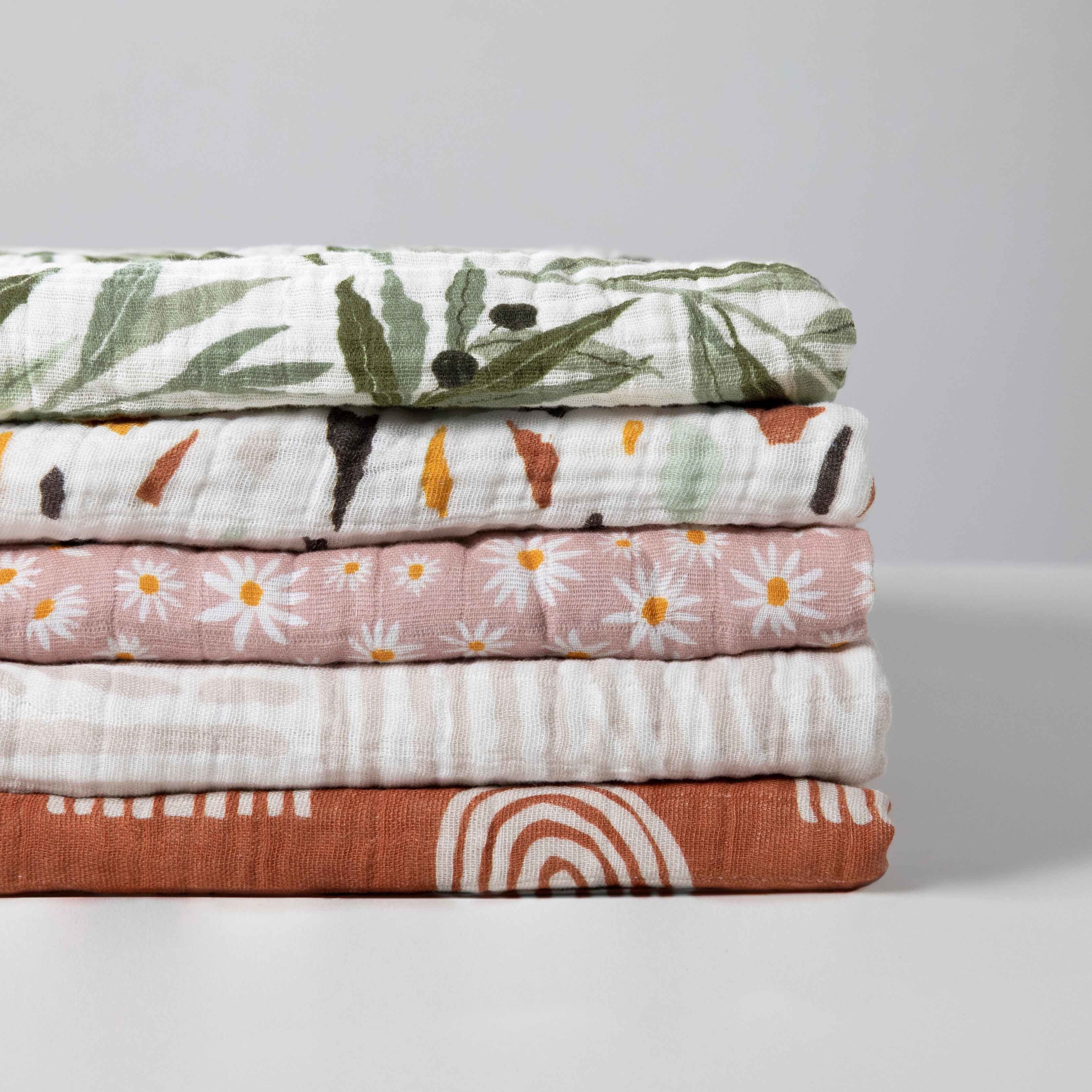 Swaddle in GOTS Certified Organic Muslin Cotton - Image 36