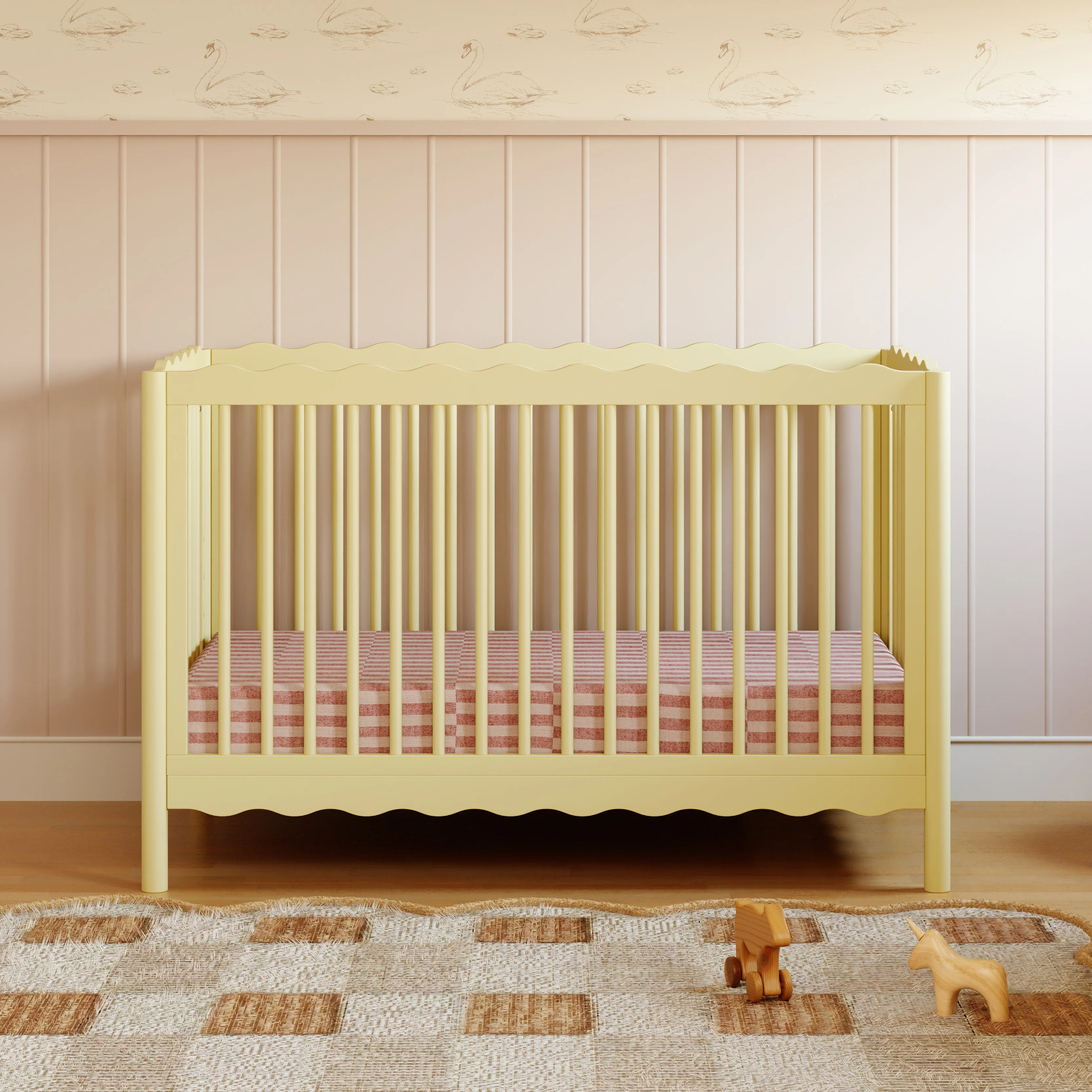 Swell 4-in-1 Convertible Crib with Toddler Bed Conversion Kit - Image 10