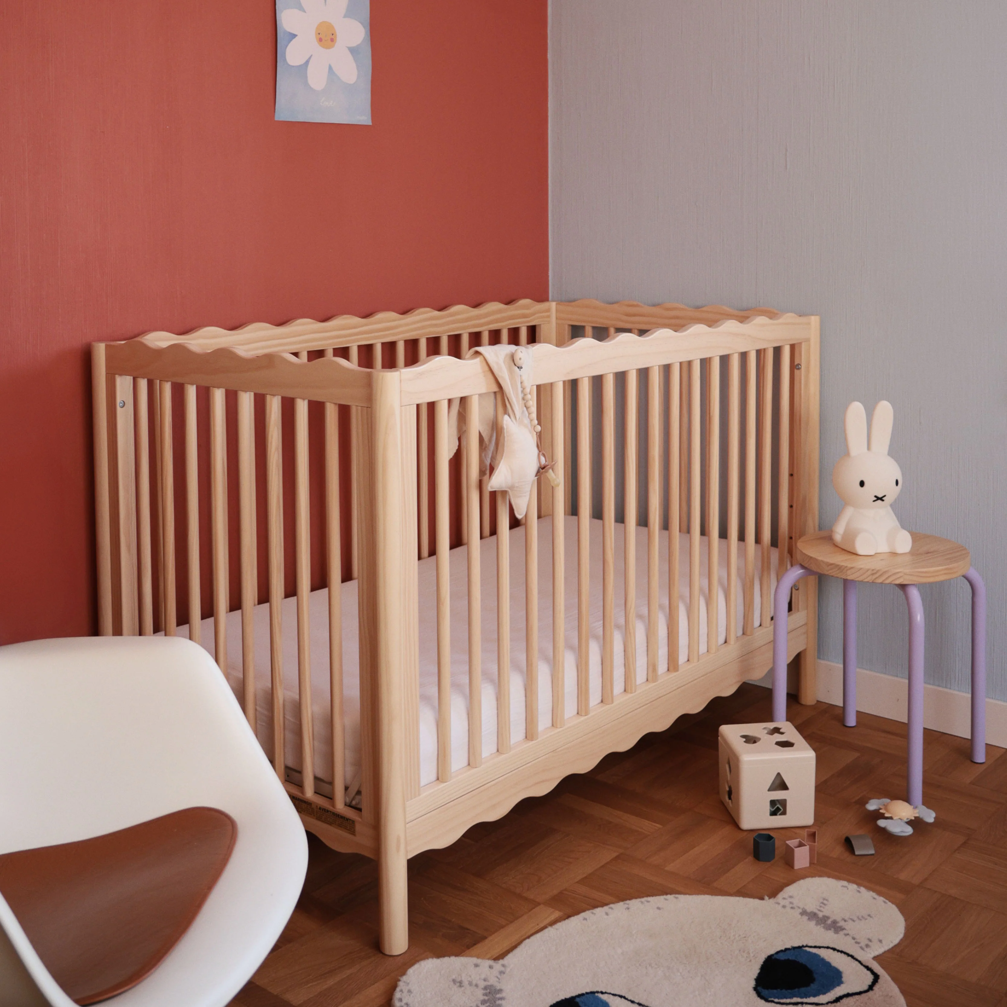 Swell 4-in-1 Convertible Crib with Toddler Bed Conversion Kit - Retail Exclusive - Image 16