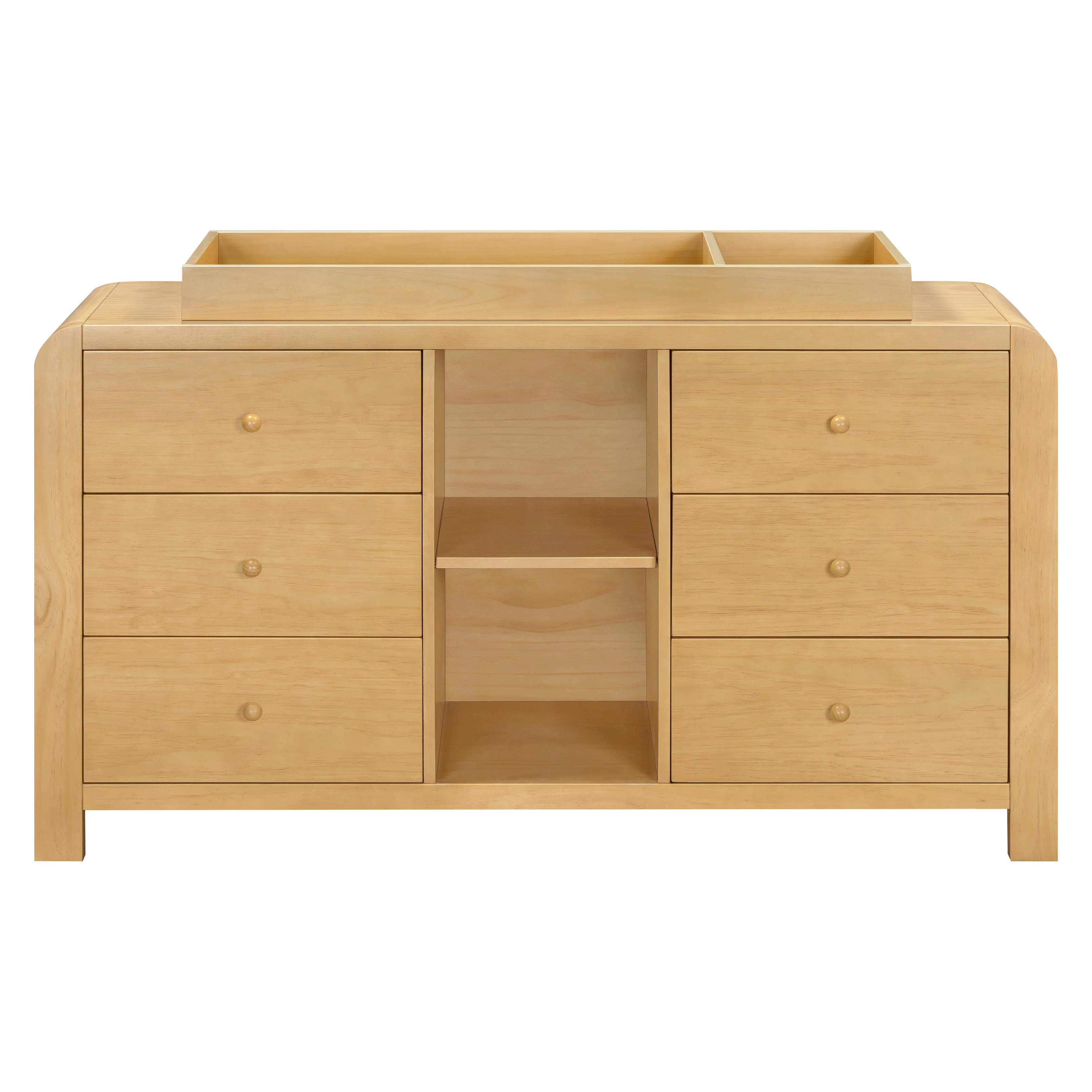 TipToe 6-Drawer Assembled Dresser with Cubbies - Image 10