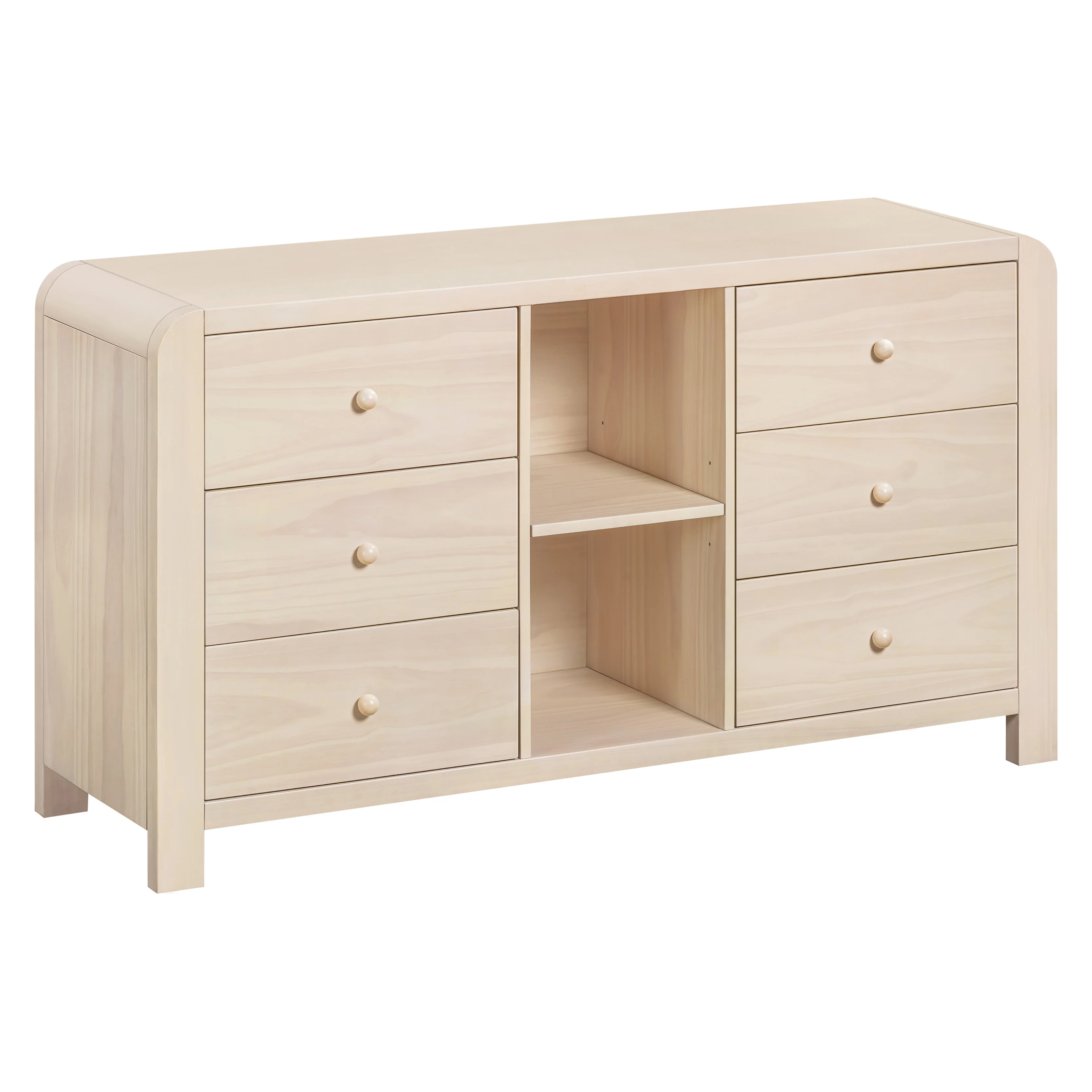 TipToe 6-Drawer Assembled Dresser with Cubbies - Image 16
