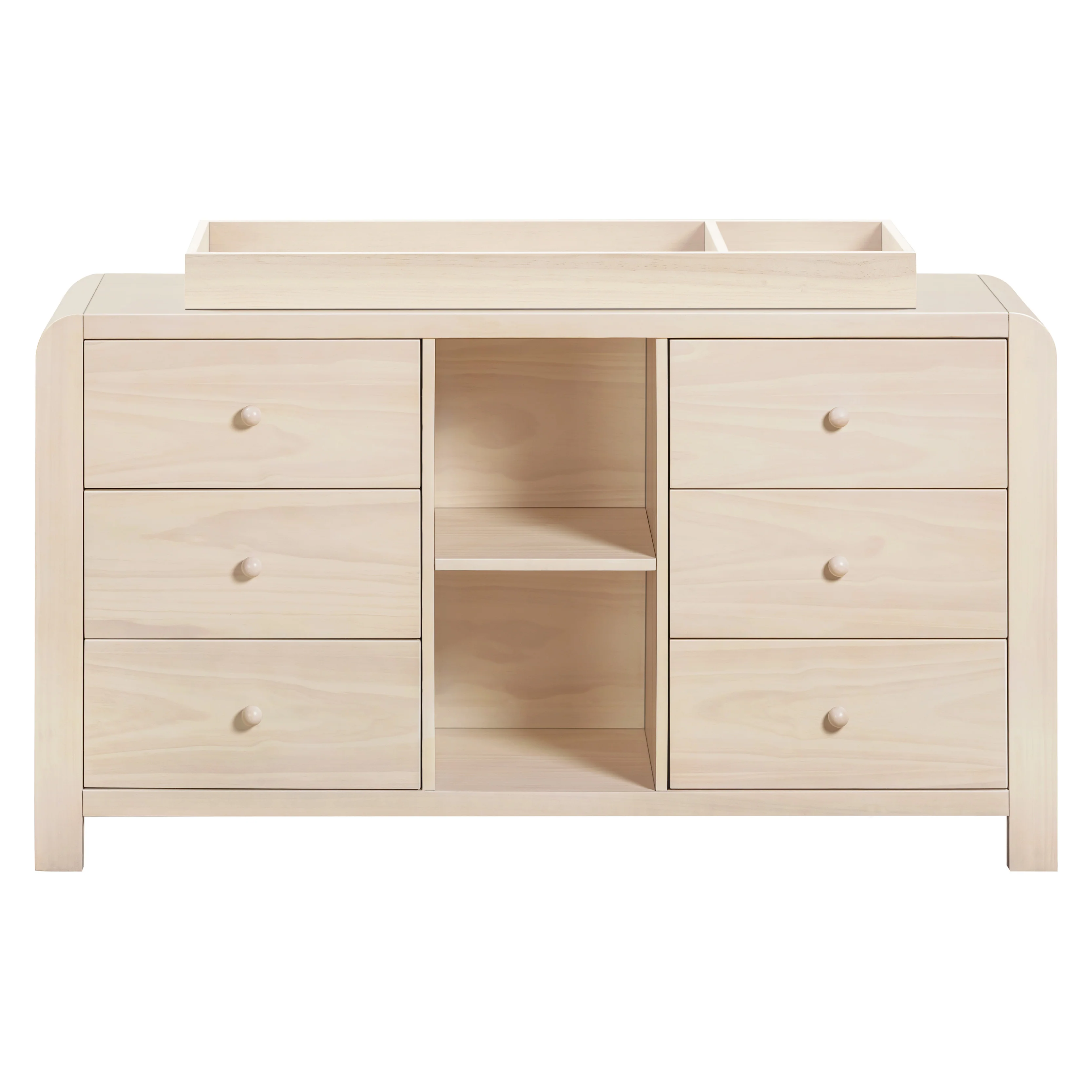 TipToe 6-Drawer Assembled Dresser with Cubbies - Image 18