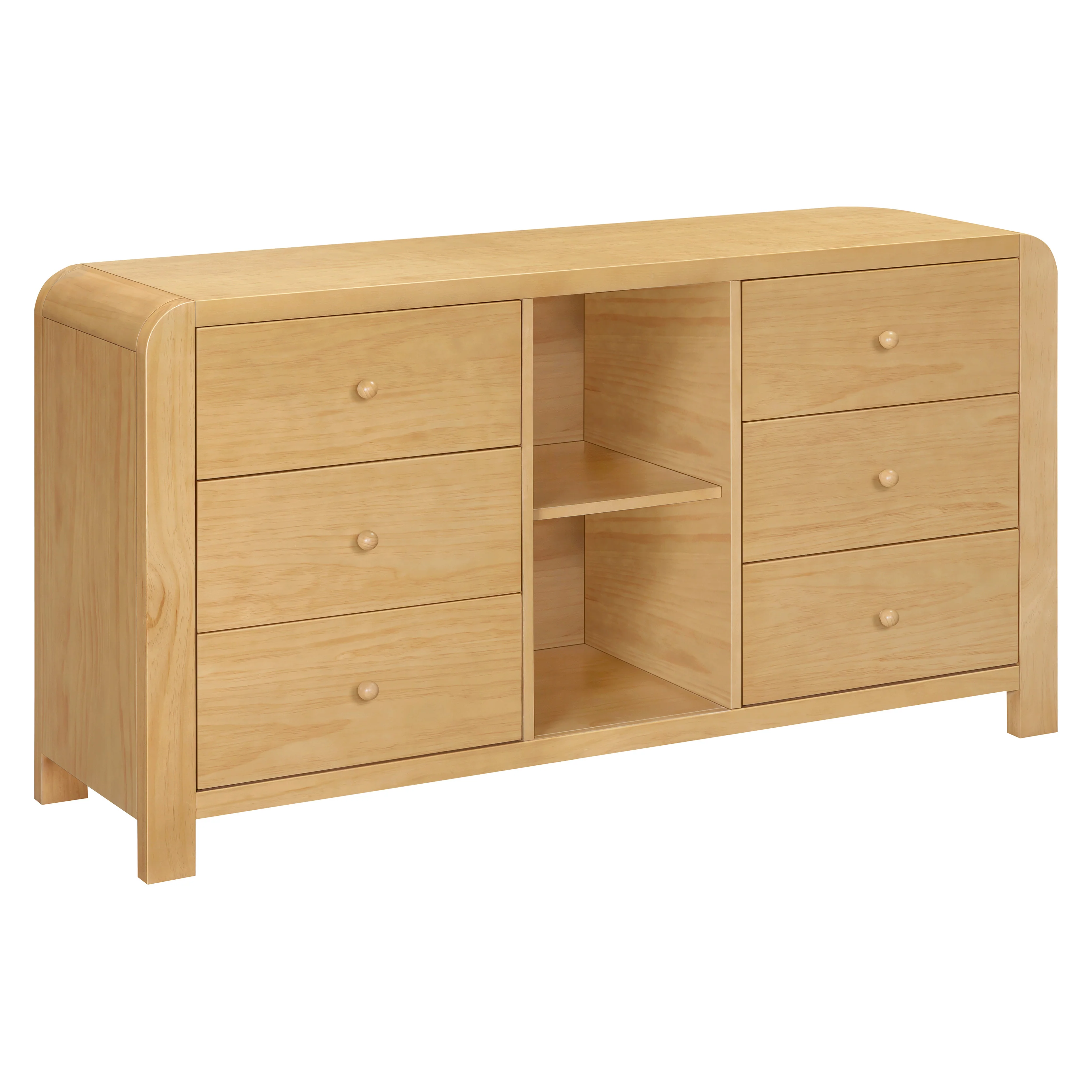 TipToe 6-Drawer Assembled Dresser with Cubbies - Image 8