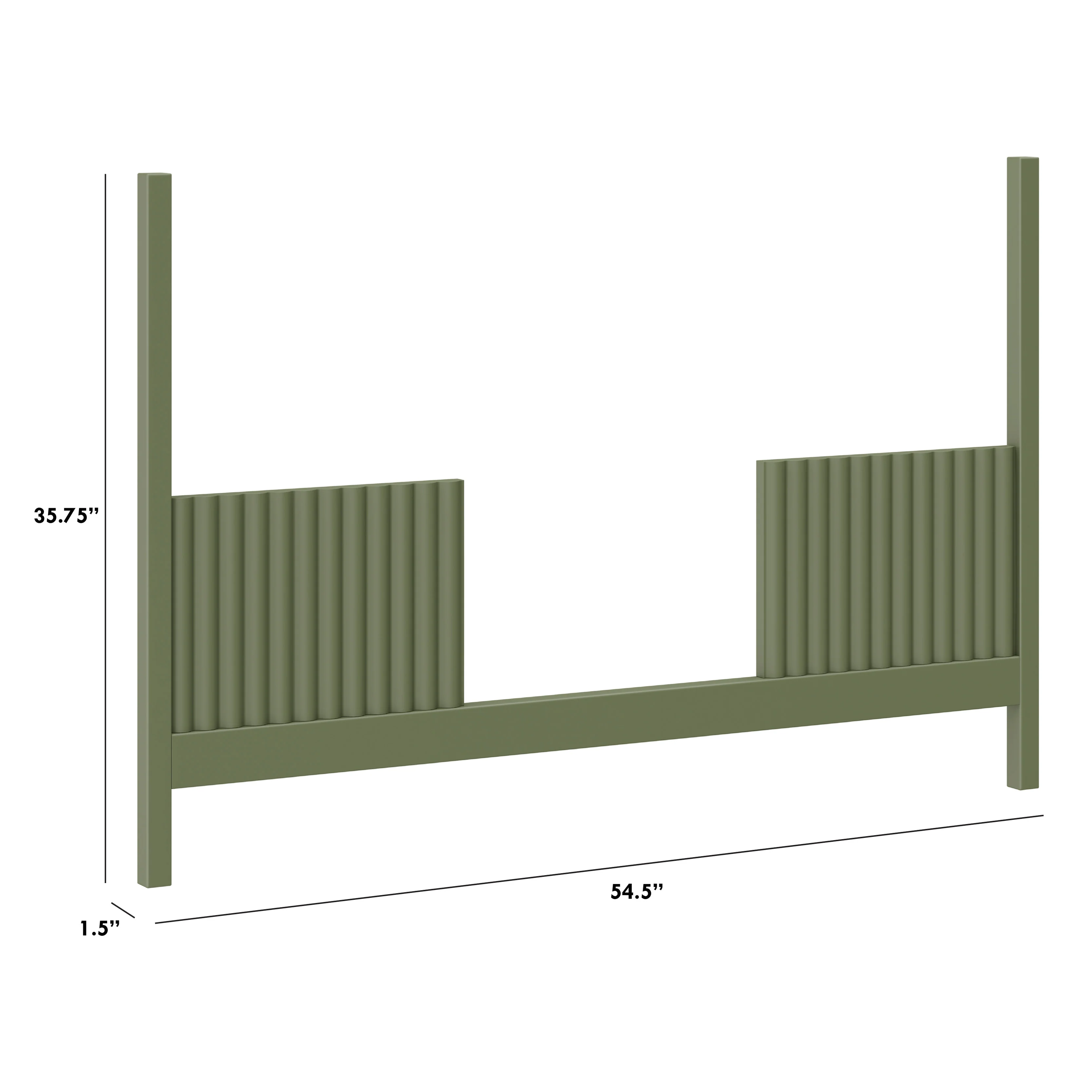 Toddler Bed Conversion Kit for Moab 3-in-1 Convertible Crib - Image 4