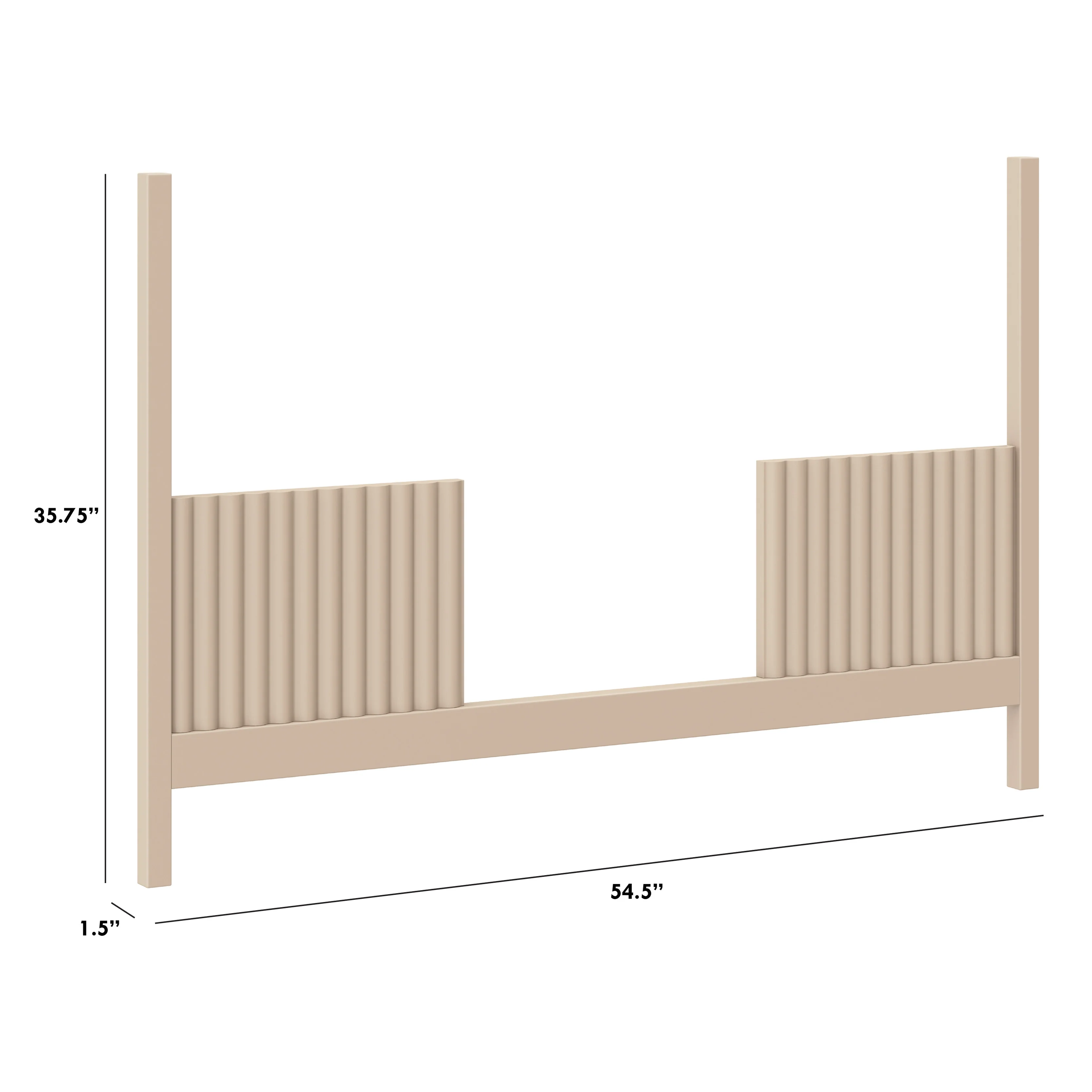 Toddler Bed Conversion Kit for Moab 3-in-1 Convertible Crib - Image 8