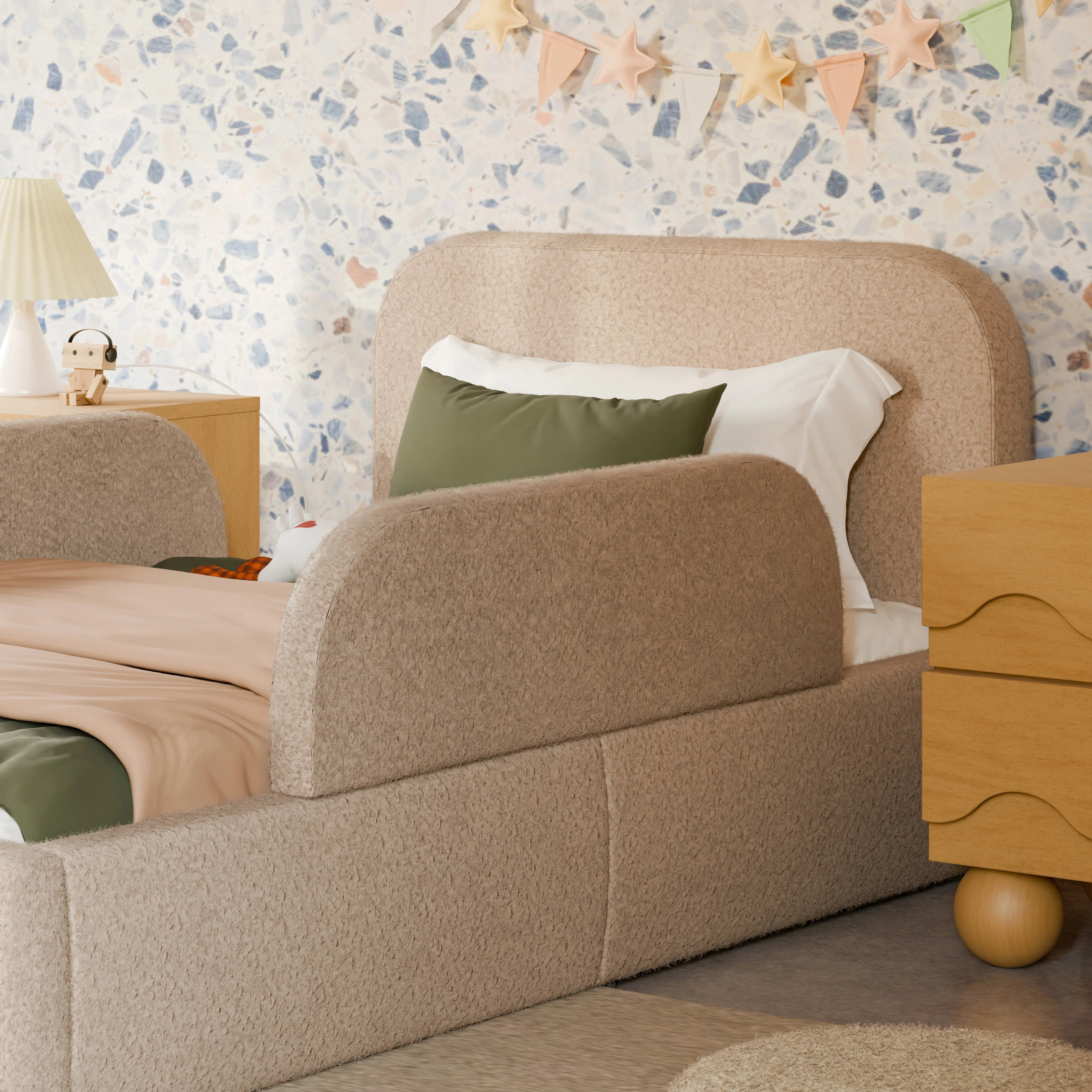 Upholstered Twin/Full Bed Guardrail - Image 19