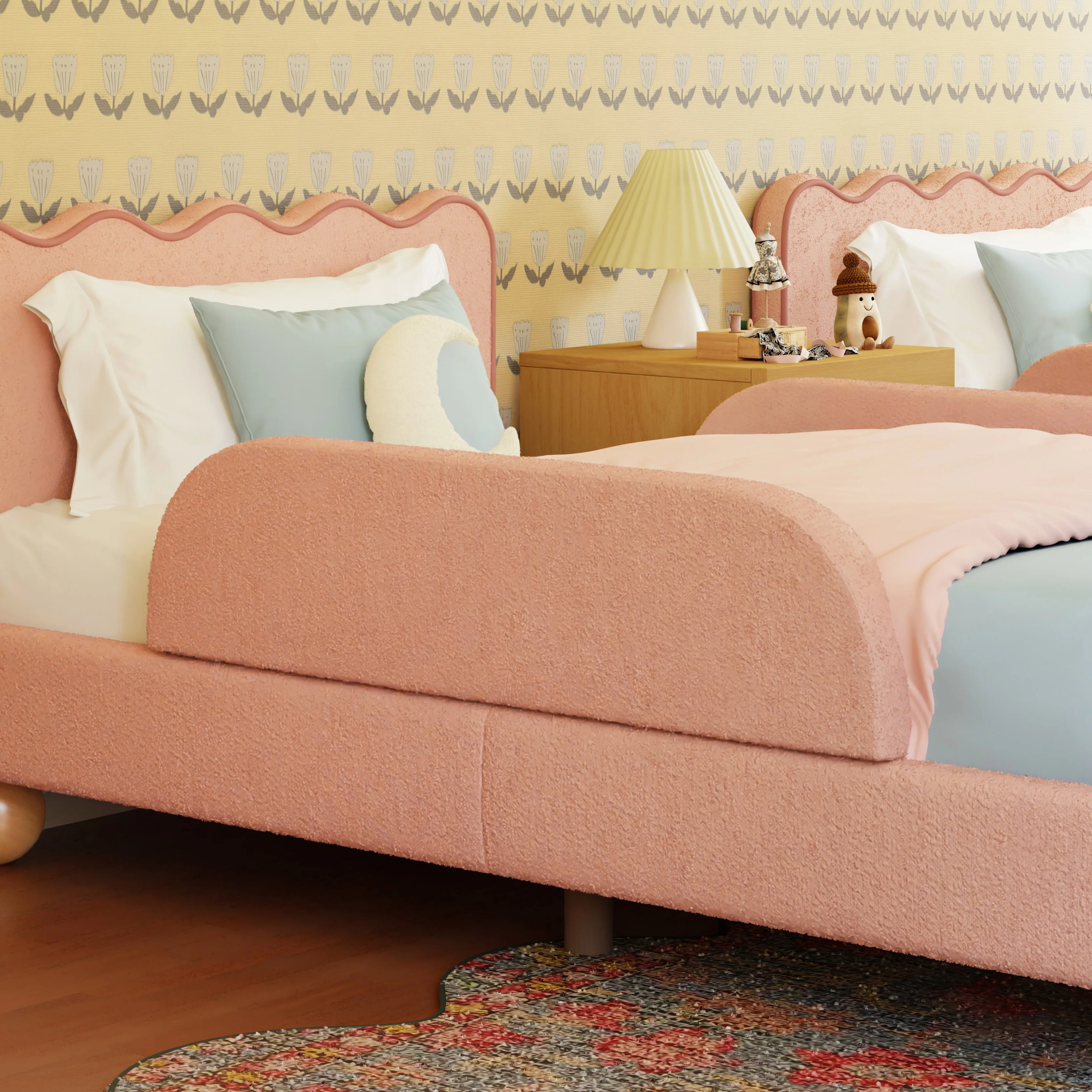 Upholstered Twin/Full Bed Guardrail - Image 25