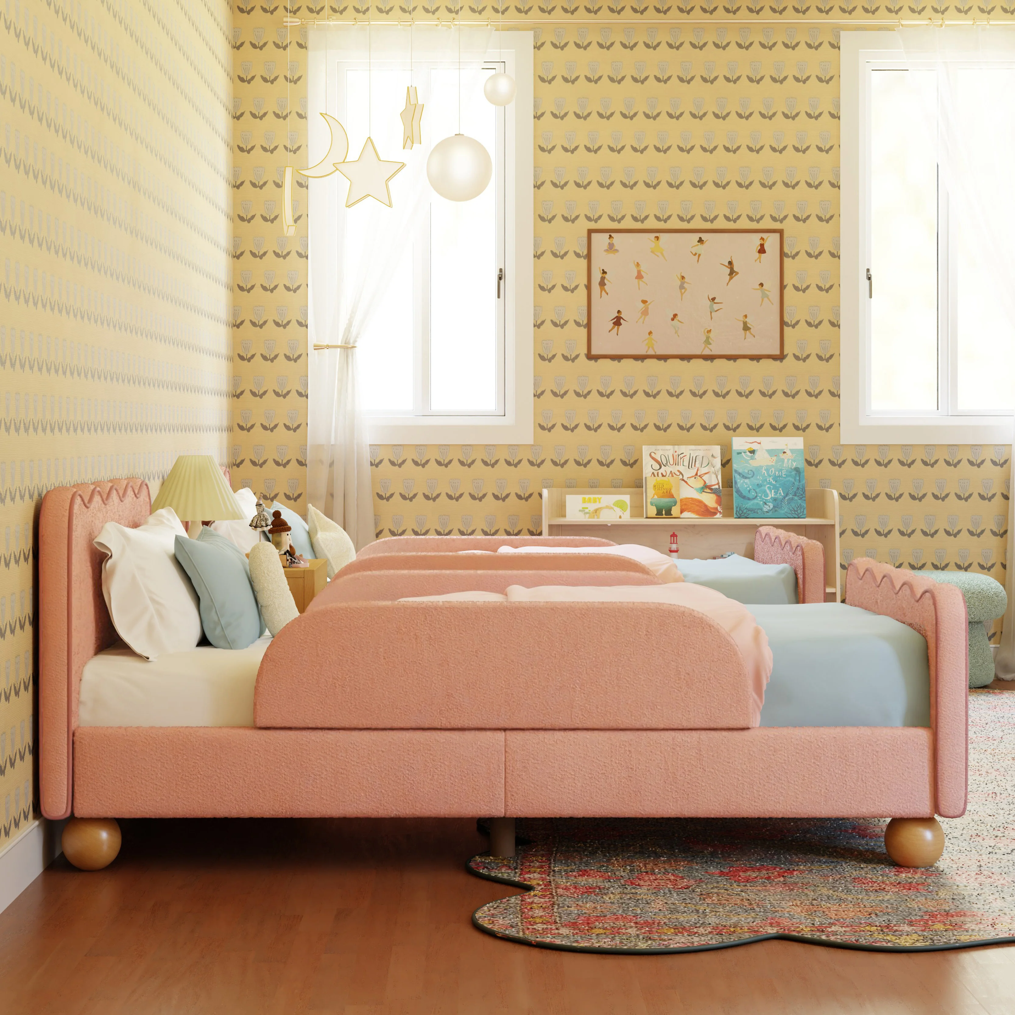 Upholstered Twin/Full Bed Guardrail - Image 26