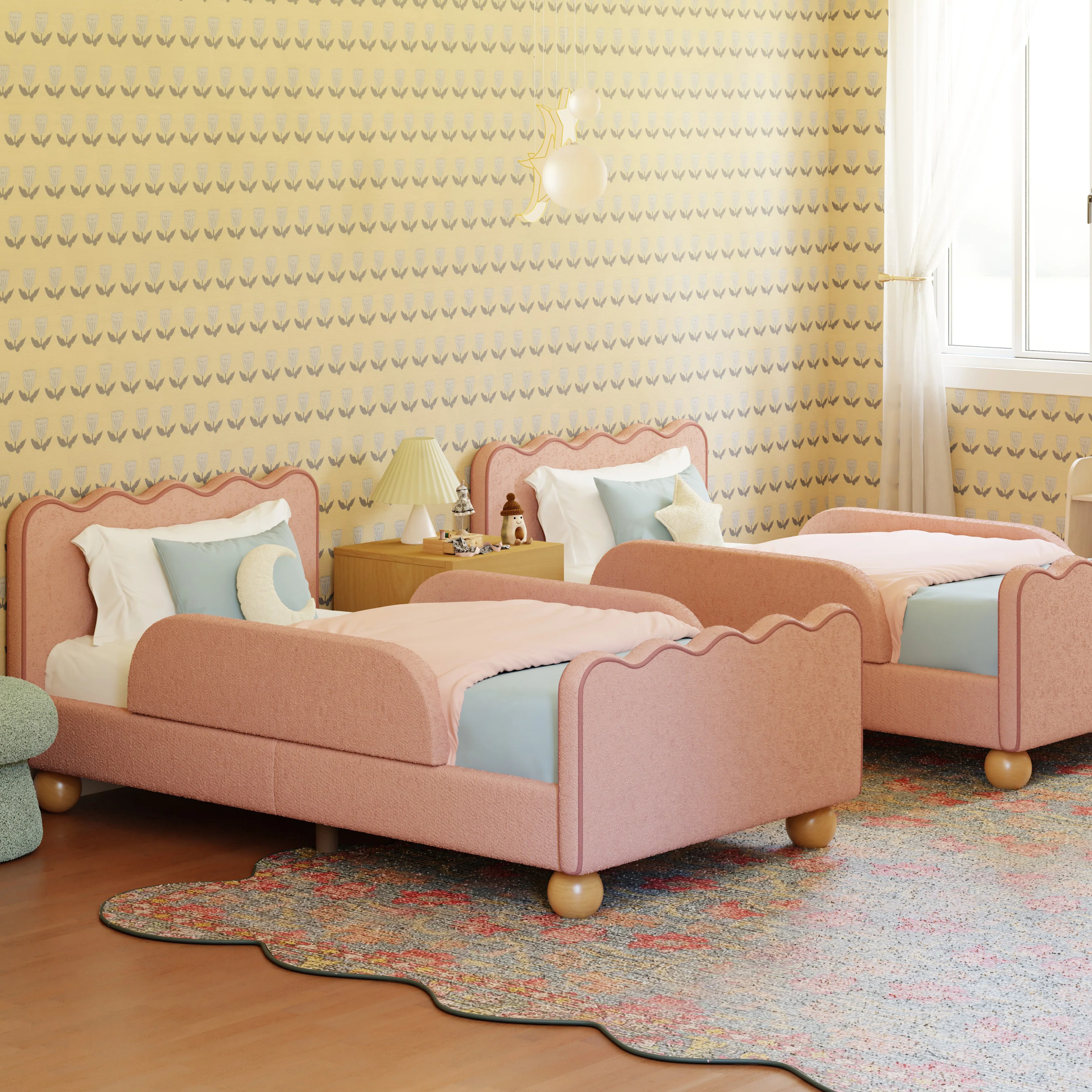 Upholstered Twin/Full Bed Guardrail - Image 27