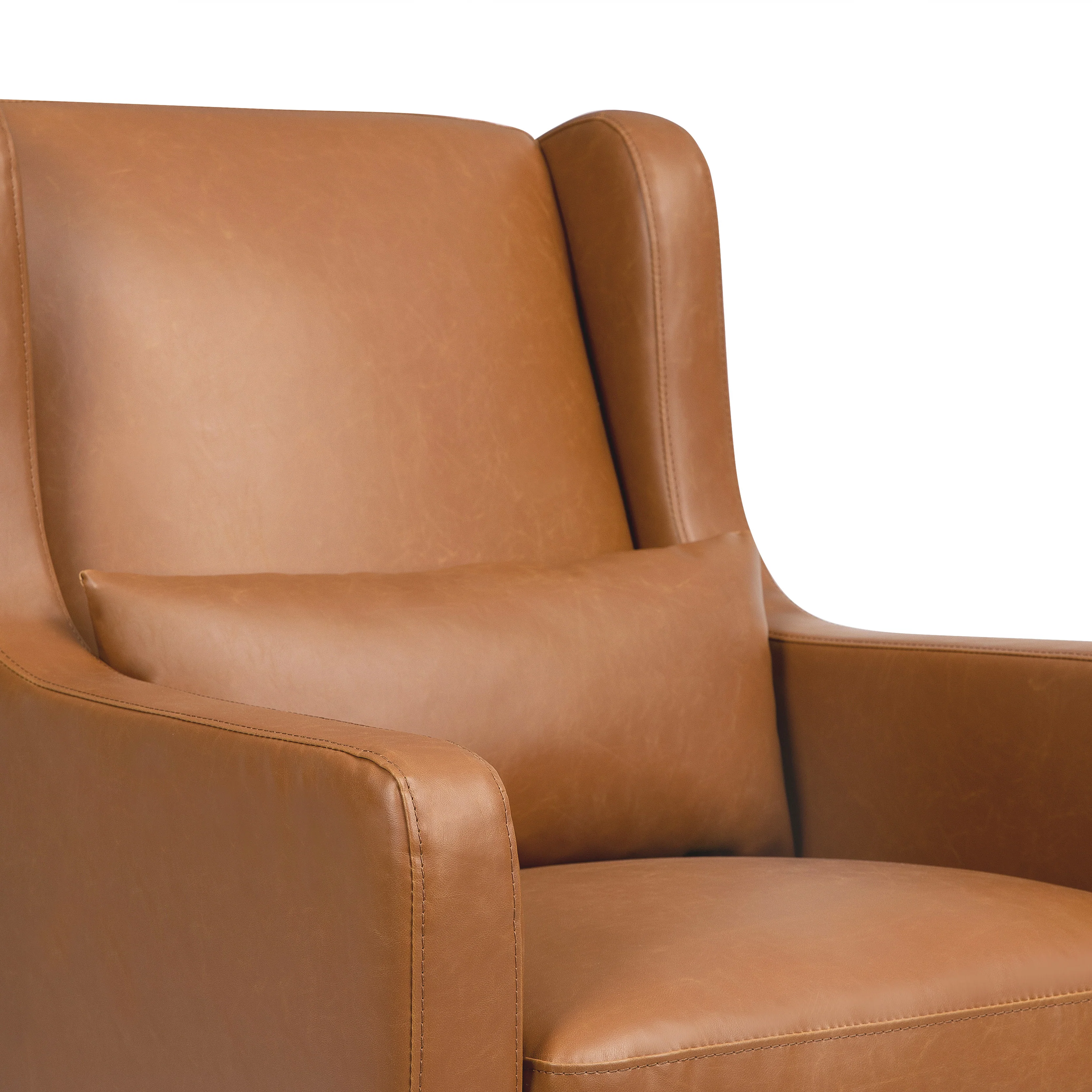 Wally Swivel Glider in Vegan Leather - Image 7