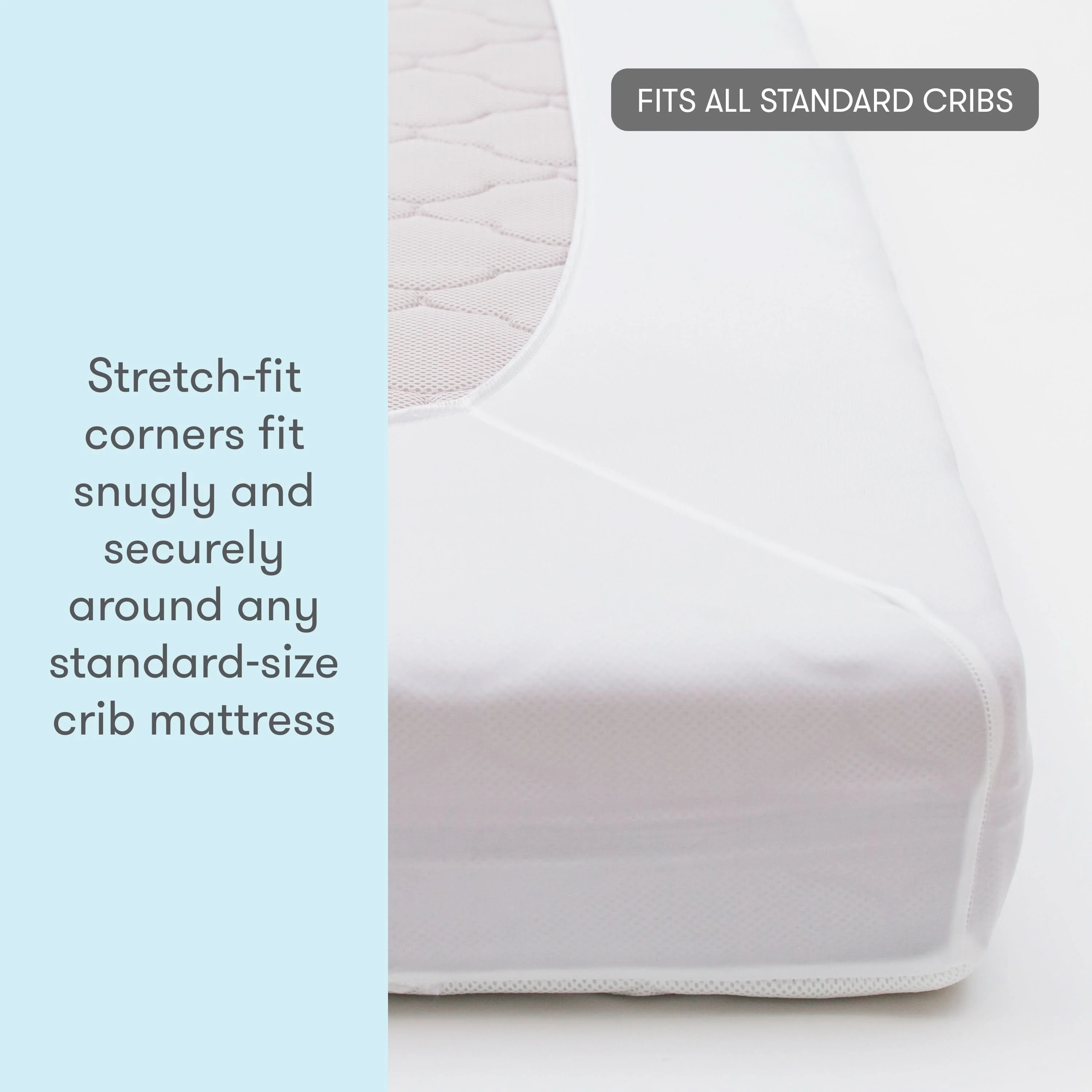 Newton Waterproof Crib Mattress Pad - Image 7